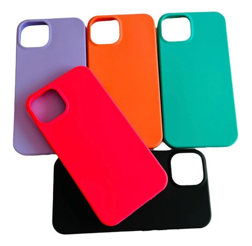 Carcasa Para iPhone 13 Mini 5.4 Silicona De Color