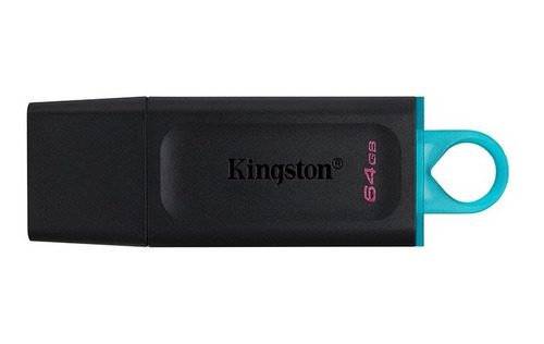 Pen Drive Kingston Dtx/64gb Usb 3.2 Preto E Azul Dt Exodia