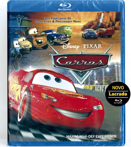 Blu-ray Carros - Disney Pixar - Original Novo Lacrado