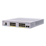 Switch Cisco Gigabit Ethernet Business 350, 16 Puertos Poe+