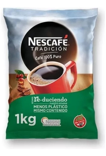 Café Soluble Tradición 100% Cafe Nescafe X 1 Kg