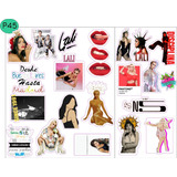 Lali Stickers Calcos Vinilicos Impermeable Termo Celular 