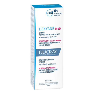Crema Ducray Dexyane MeD, Reparadora Anti Eczemas y Dermatitis Atópica 100ml | Envío gratis