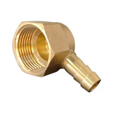 Codo Cachimba Bronce Hi Conector De Manguera Gas Sertec