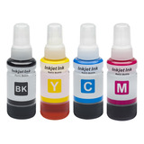 Refil Tinta Compativel Epson L555 L565 L800 L1300 Kit 4 Cor