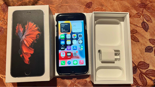 iPhone 6s 128 Gb Con Funda, Caja, Cargador Y Batería Al 100