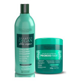Prohall Detox Capilar Kit Shampoo + Máscara Proboo Fiber 