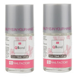 Pack Nail Factory Q Bond Primer Uñas Acrilicas 2 Pz 15ml C/u