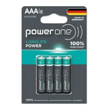 Pilas Alcalinas Power One Longlife Power Aaa 1.5v 8 Unidades