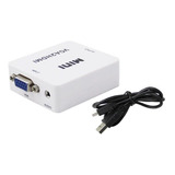 Mini 1080 P Conector Adaptador Vga2hdmi Conversor Vga A Hdmi