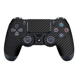 Adesivo Skin Controle Ps4 Carbono Preto