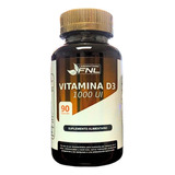 Vitamina D-3 1000 Ui 1 Frasco 90 Capsulas Fnl Vitamina D3