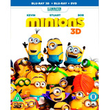 Minions La Pelicula En Blu-ray 3d + Blu-ray + Dvd