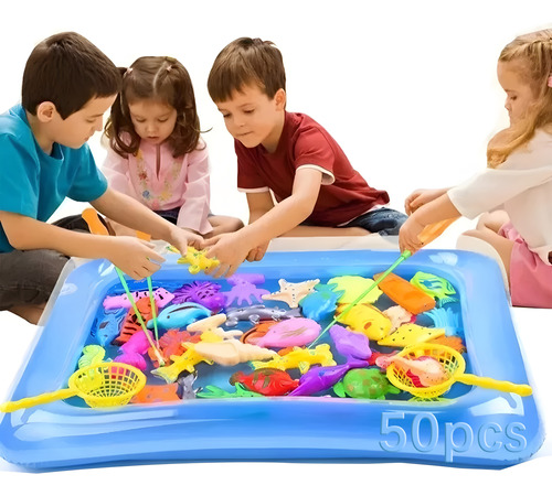 Juego De Juguetes De Pesca Para Niños 50 Piezas