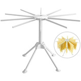 Pasta Drying Rack With 10 Bar Handles, Collapsible Hous...