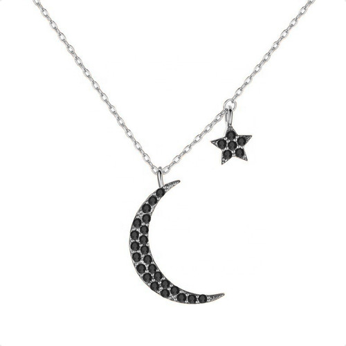 Gargantilla Luna | Collar | Plata Ley 925 + Estuche Premium 