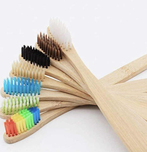 Kit 20 Escovas Dente Ecológica Bambu Biodegradável Atacado