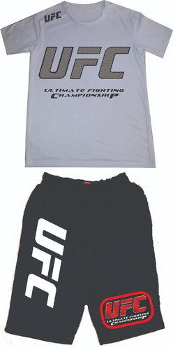 Conjuntos Deportivos Ufc Mma Camiseta+pantaloneta 