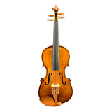 Eagle Violino Montado Em Ébano Ve441 Estojo Arco Breu Cor Marrom-claro