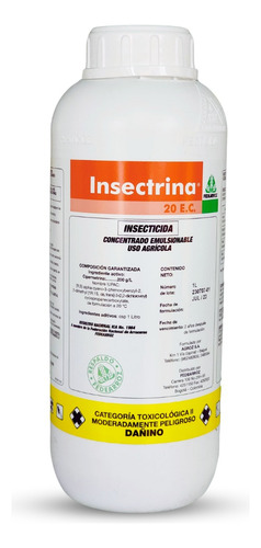Cipermetrina Insectos 20ec X Lt - L a $51000