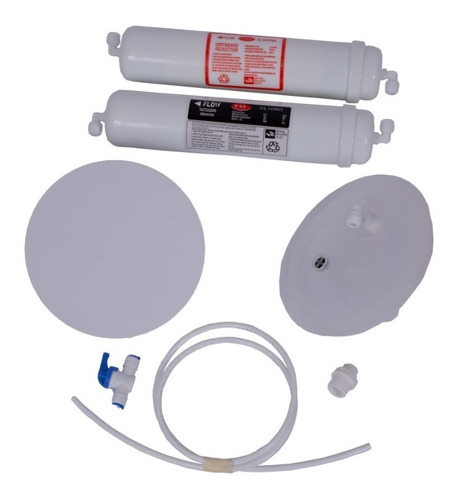 Kit Instalacion Dispenser Agua+flotante+tapa Ciega+filtros