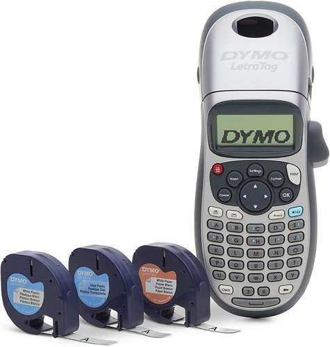 Dymo Letratag Lt-100h Rotulador 3 Cintas Originales Envio P1