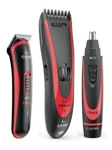 Cortadora De Pelo Gama Usb Pack Clipper + Trimer Race R649