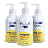 Cleancult Jabon De Manos Rtu 3 Pack - Verbena De Limon