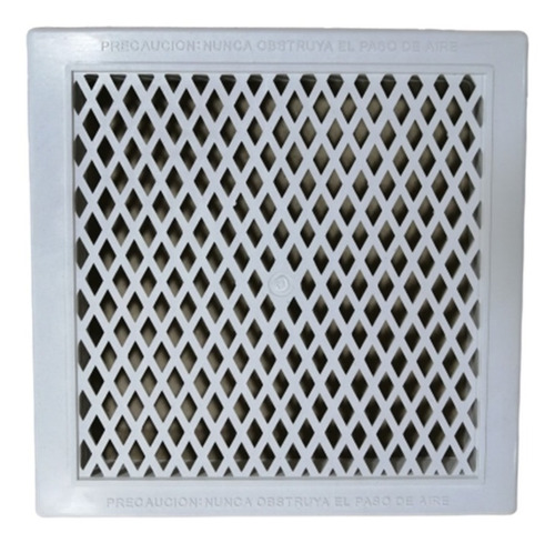 Rejilla Plástica Ventilación Gas 30x30 Cm 1 Unid
