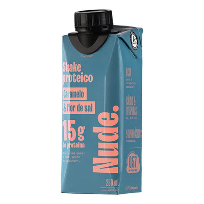 Nude Shake Proteico De Aveia Caramelo & Flor De Sal 250ml | MercadoLivre