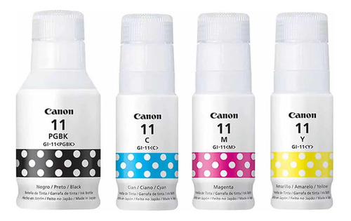 Pack Tinta Gi-11 Canon Originales Pixma G2160 G3160