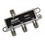 2 Derivador 1x3 Vias Divisor Splitter Holland Y Pct Catv 