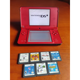 Nintendo Ds Xl Ediçao 25 Anos De Aniversario Mario Bros + 5 Jogos