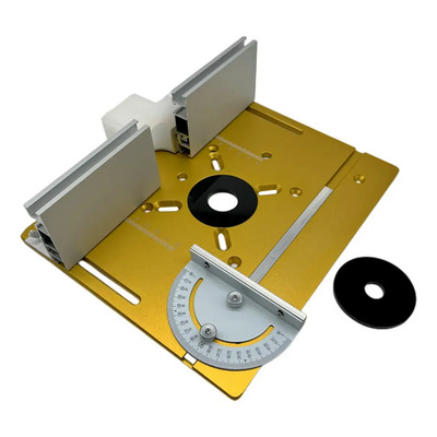 Tuomo Juego 3 Placas Inserción Router Madera Aleación Aluminio 240x200mm | Envío gratis
