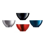 Set Por 12  Bowl Flashy Luminarc 500 Cc Redondo Vs Colores