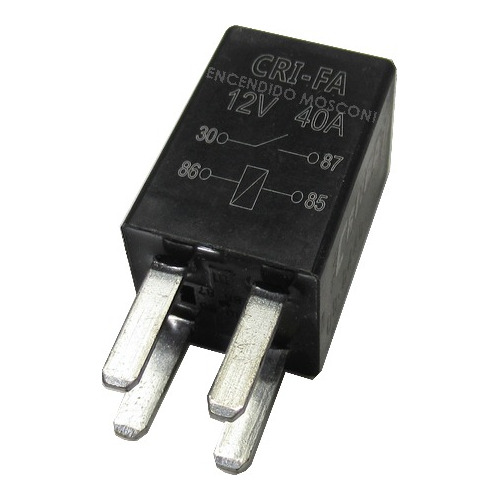 Mini Relay Universal 4 Terminales Finos 40amp 12v