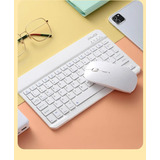 Kit Teclado Mouse Bluetooth Tablet Smartphone Pc Multidispos