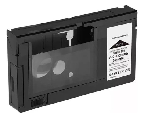 Adaptador De Cassete Vhs-c Para Câmeras De Vídeo Vhs-c Svhs