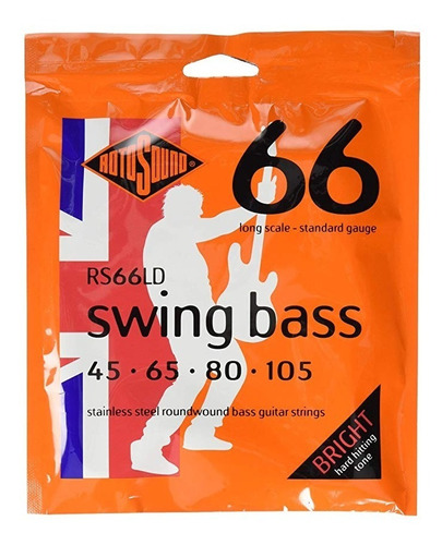 Rotosound Rs66ld Oscilación Bass Bajo Eléctrico De 4 Cuerdas