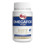 Suplemento Em Cápsula Vitafor  Fonte De Ômega 3 Ultra Concentrado Omegafor Plus Epa/dha Omegafor Plus Em Pote De 60g 60 Un