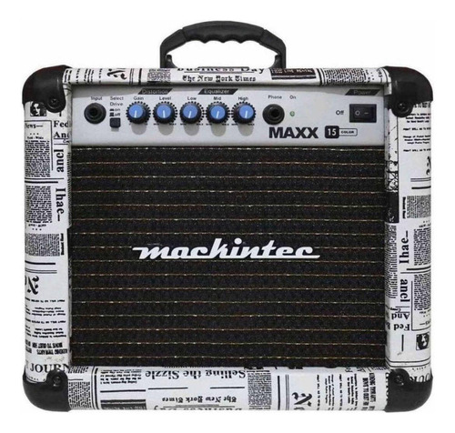 Caixa De Som Amplificador Mackintec Maxx 15 Guitarra Violão