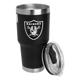 Termo Oficial Nfl De Vegas Raiders 30 Oz Black Norday