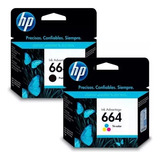 Cartuchos Hp 664 Negro + Color Original 2135 3635 4535