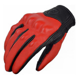 Guantes De Piel Para Montar En Moto, De Verano, Sin Agujeros