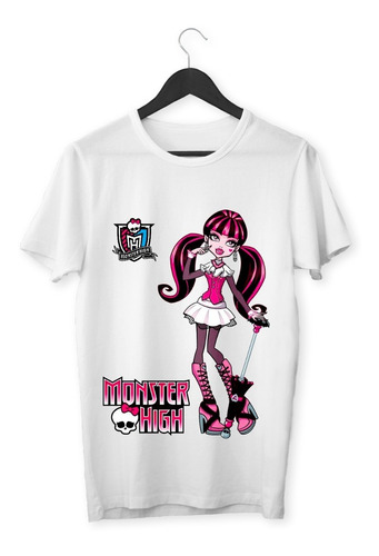 Remera Dibujo Animado - Monster #001 - Draculaura - Adultos