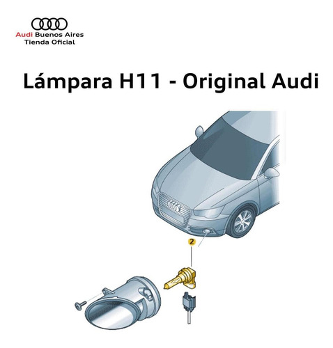 Lmpara H11 Audi A4 2011 Al 2012 Foto 5