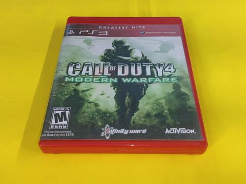 Call Of Duty 4 Modern Warfare  Ps3 *portada Custom*