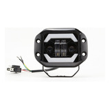 Par Faros Lupa Led Barra 5'' Alto/bajo 4x4, Atv Antiniebla