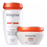 Kit Nutritive Satin 2 Masquintense Cabelos Grossos Sham+masc