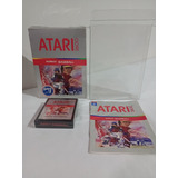 Atari 2600 Baseball En Caja Con Juego, Manual Y Protector A